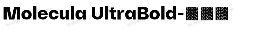 Molecula UltraBold字体转换